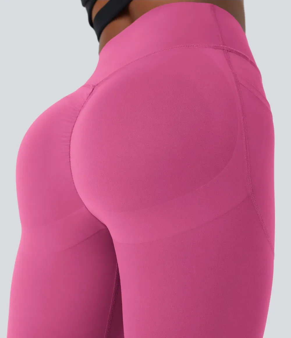  SoCinched High Waisted Scrunch Butt Lifting Tummy Control Side Pocket Shaping Training UltraSculpt Leggings - Stretchy Fit for Women, For Gym & Summer Workouts #Summer
