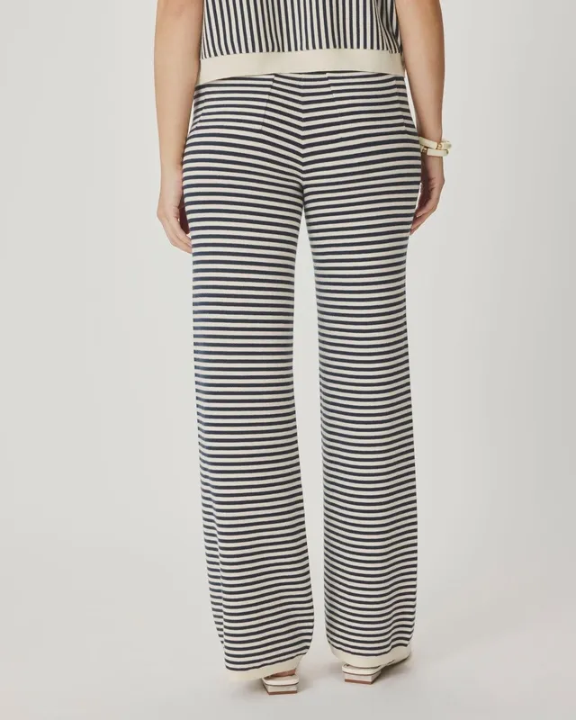 Striped Knit  Pants