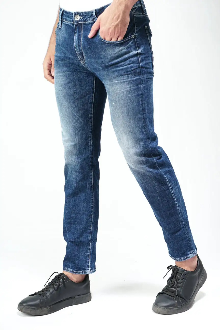 Men's Active Skinny Fit Denim Pants