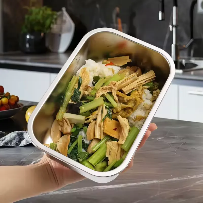 316 Stainless Steel Portable Sealed Fresh Food Lunch Box