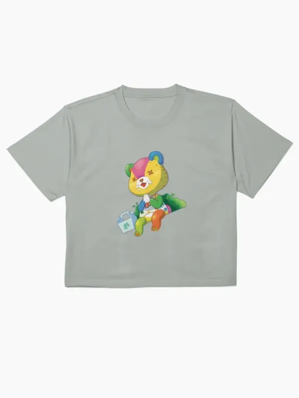 Colorful Bear Printed Women'S T-Shirt
