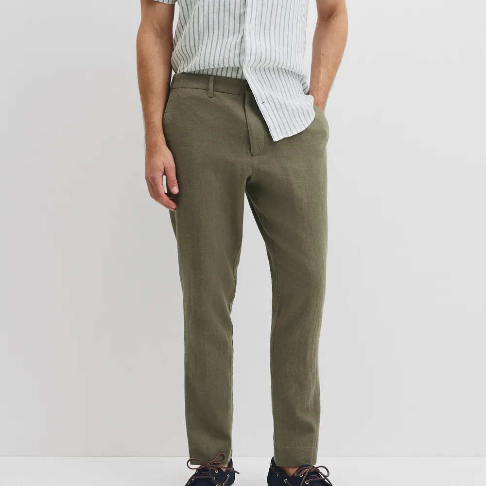 Men's Refined Linen Pants