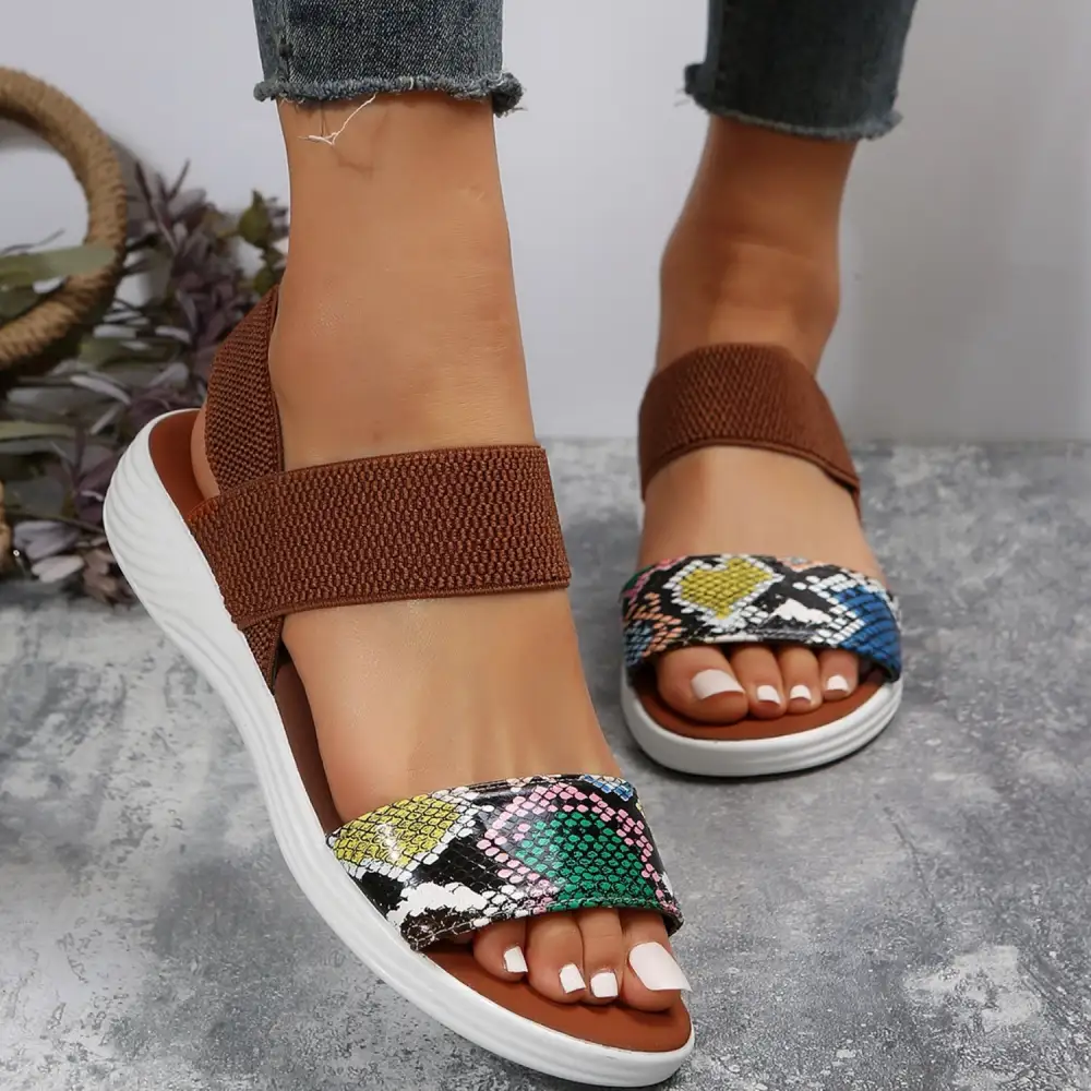 Classic Open-Toe Heeled Sandals