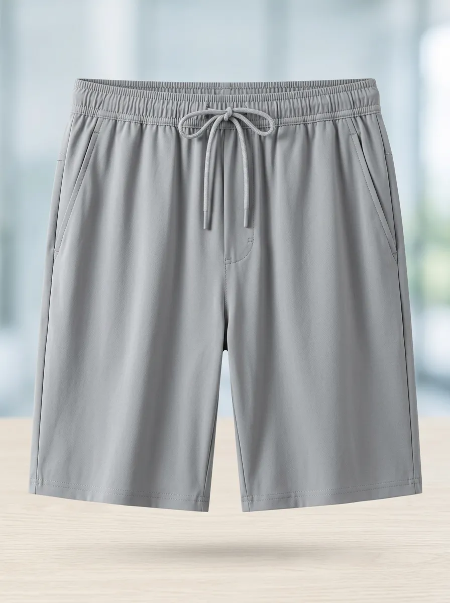 Performance-Look Ice-Silk Casual Stretch Shorts