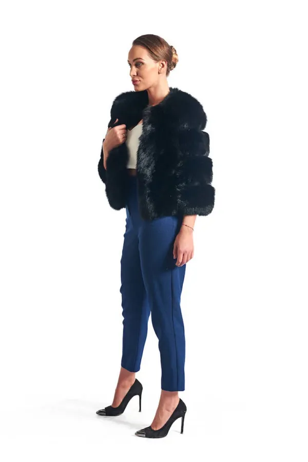 Black Fox Fur Coat Women’s