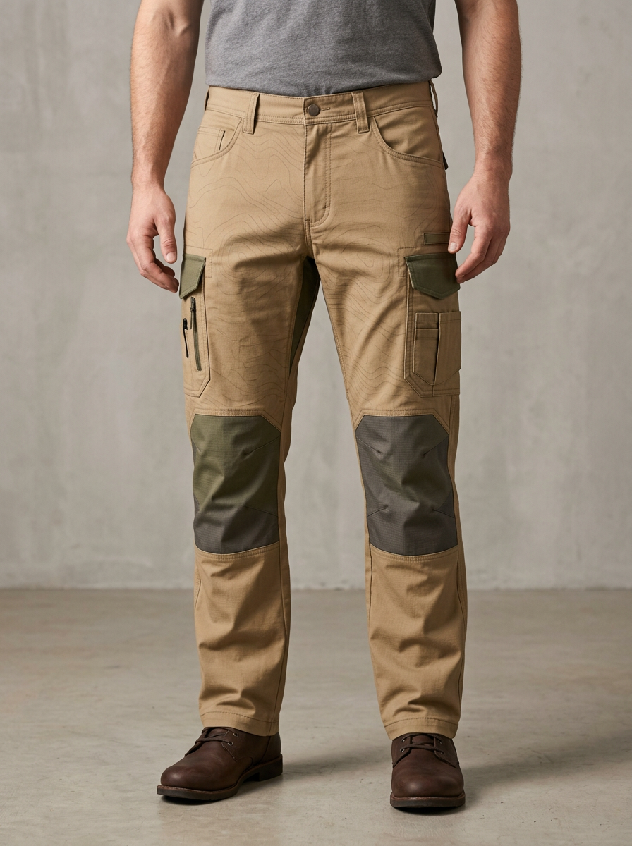 Unisex Outdoor Hiking Topographic Tactical Work Pants