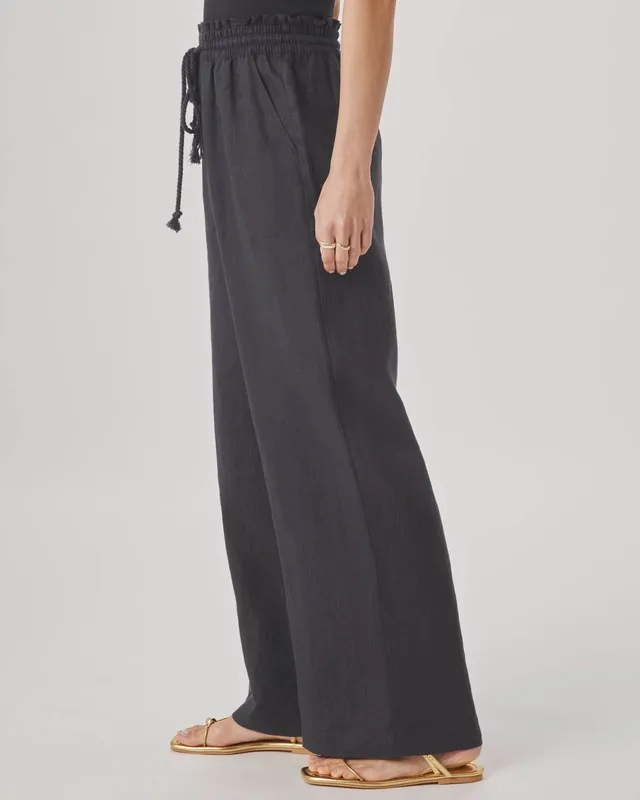 Linen Paperbag Pants