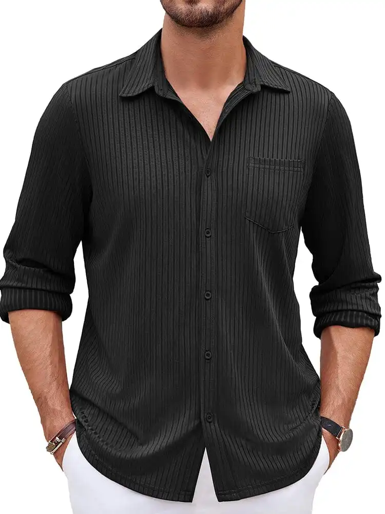Striped Textured Shirt