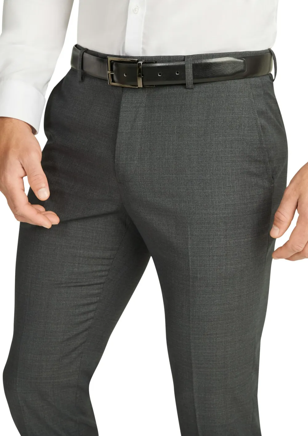 High-End Tailoring Charcoal Grey Slim Suit