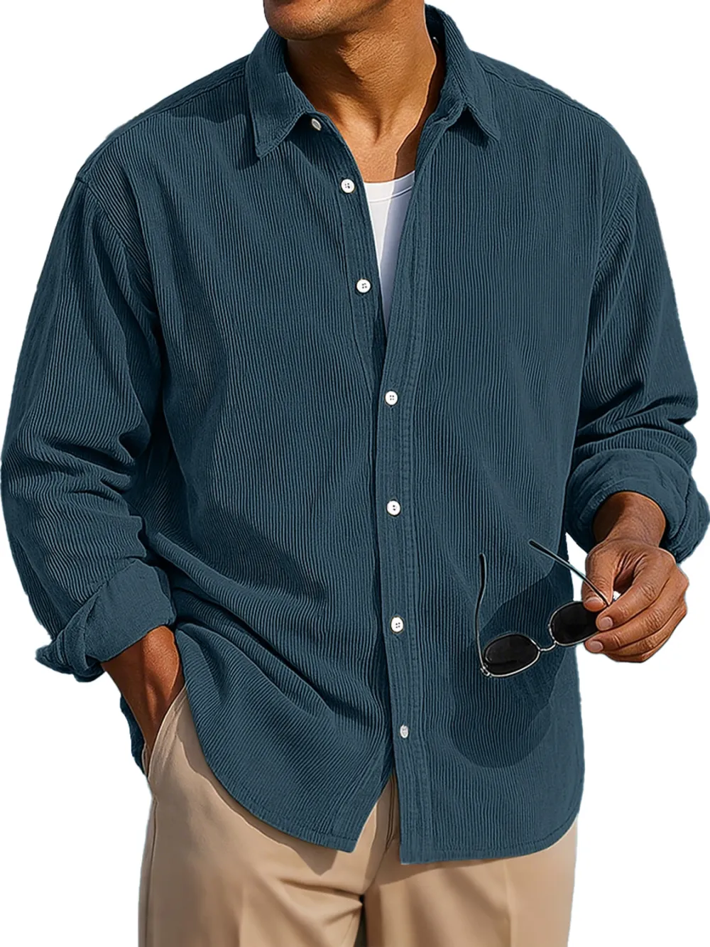 Corduroy Long Sleeve Shirt