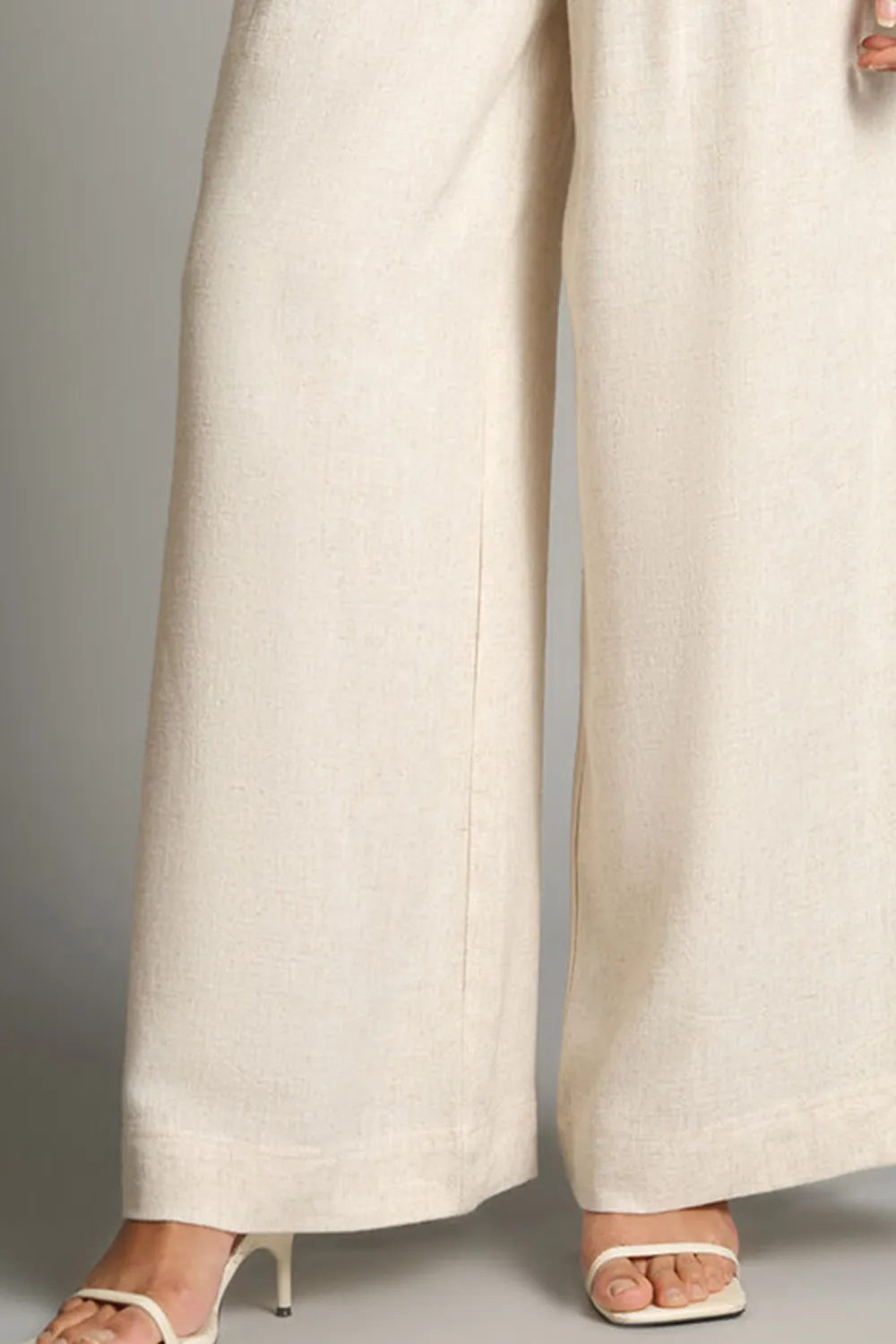 Casual Style Wide-Leg Pants