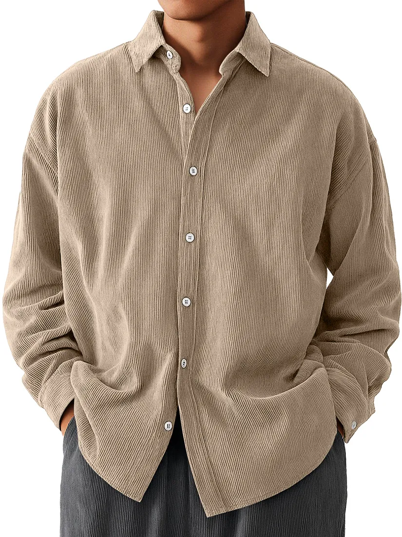 Workwear Corduroy Long Sleeve Shirt