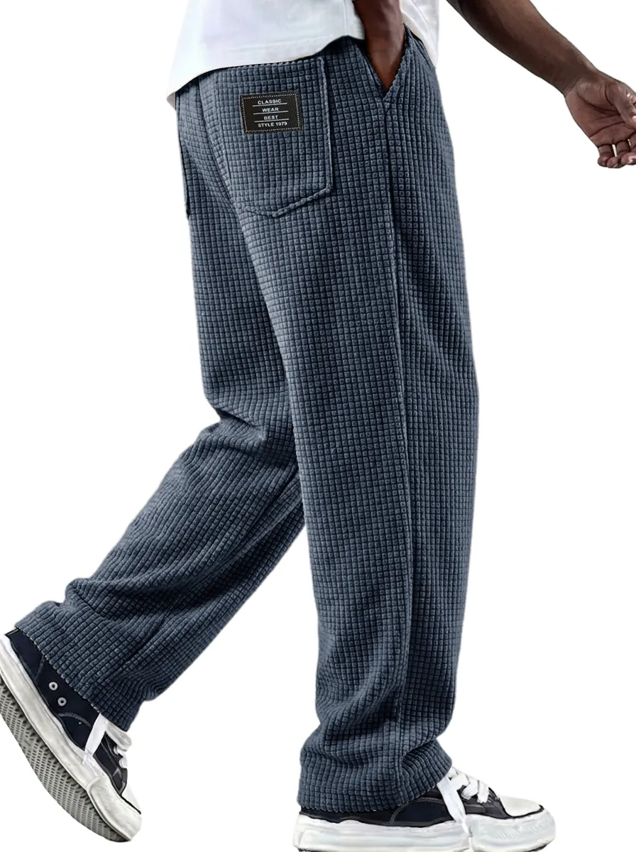 Corduroy Textured Casual Pants