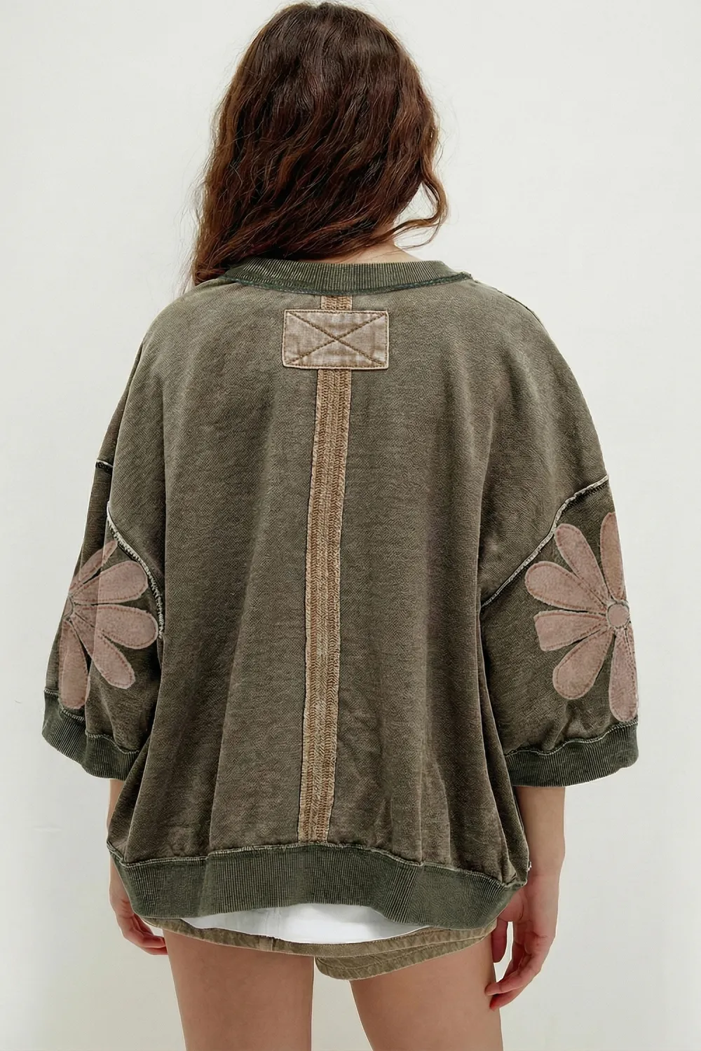 Breen Mineral Wash Raw Seam Top