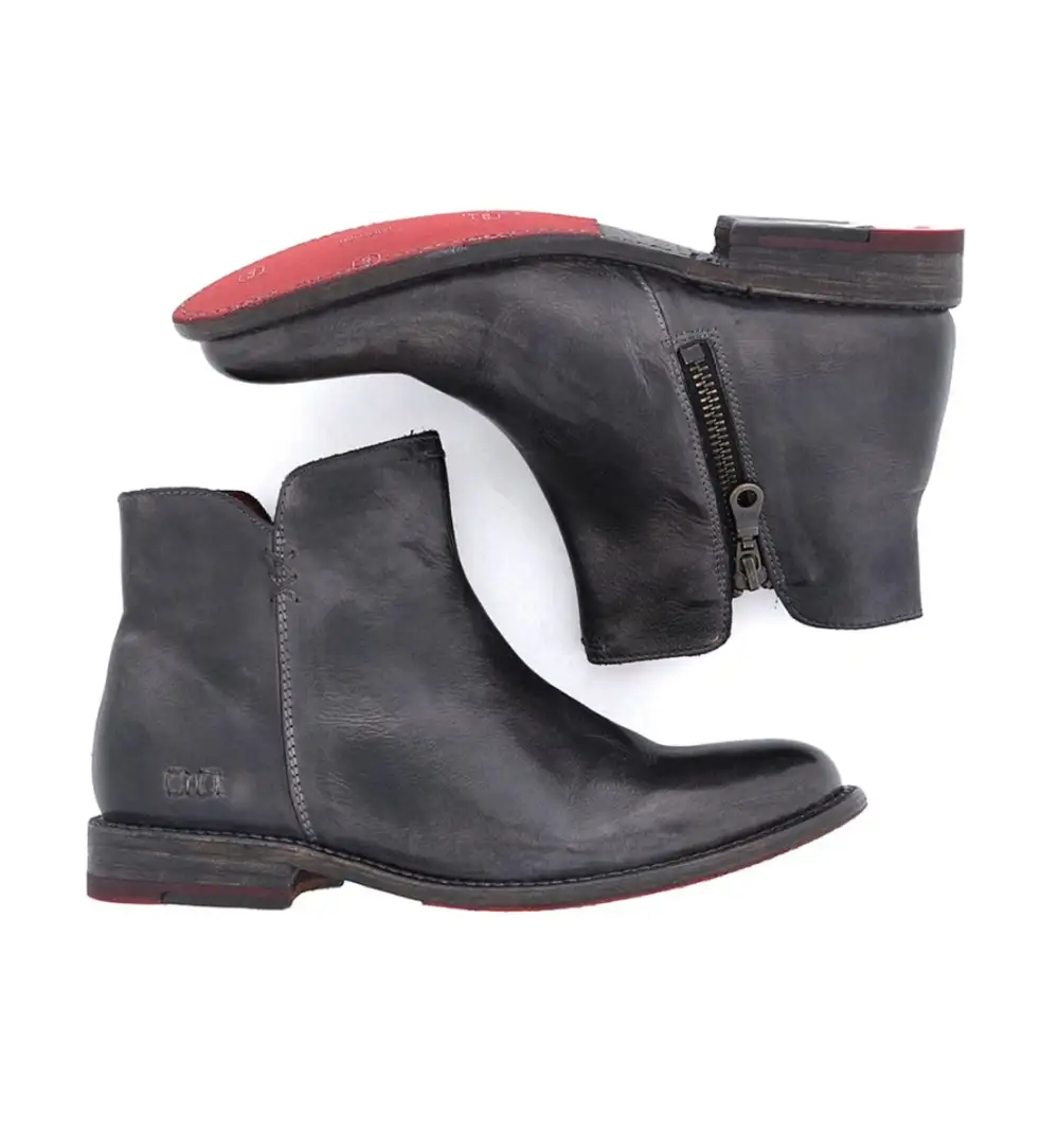 Side-Zip Streamlined Ankle Boots