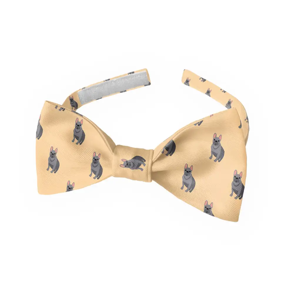 French Bulldog Pattern Bow Tie