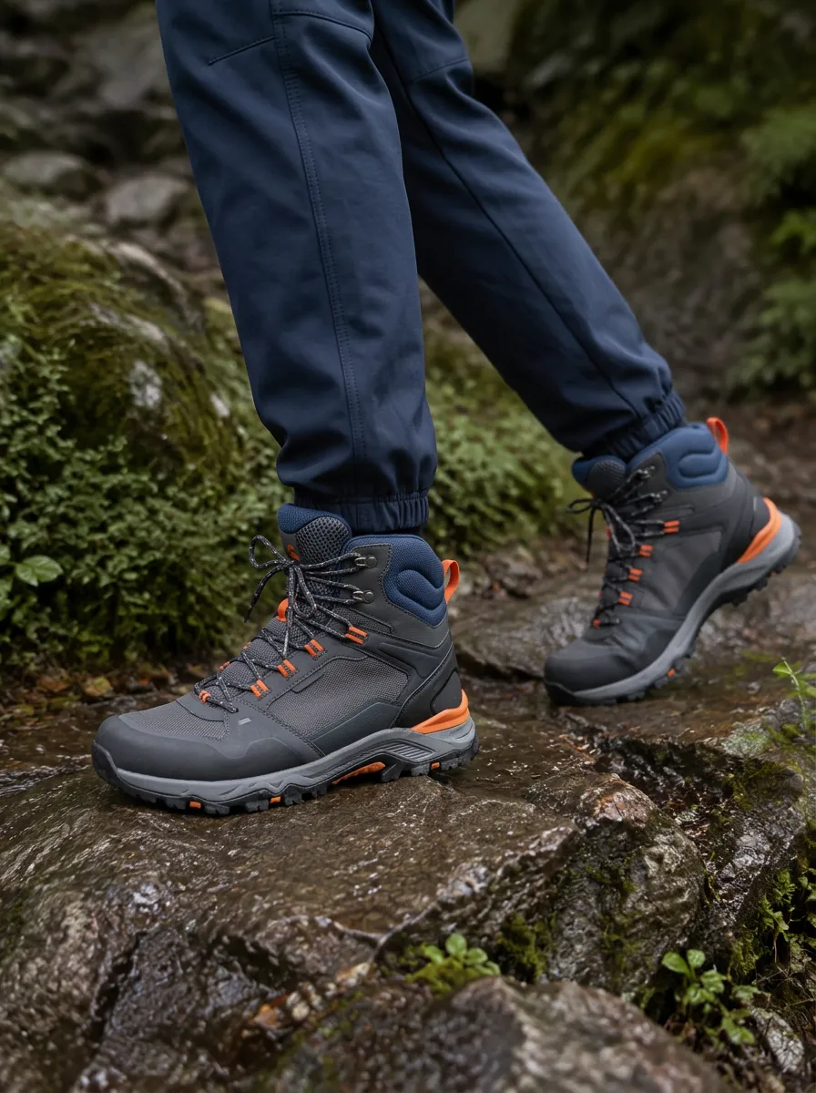 Men's Ridge Hiking Outdoor Adventure Mountain Printed Boots