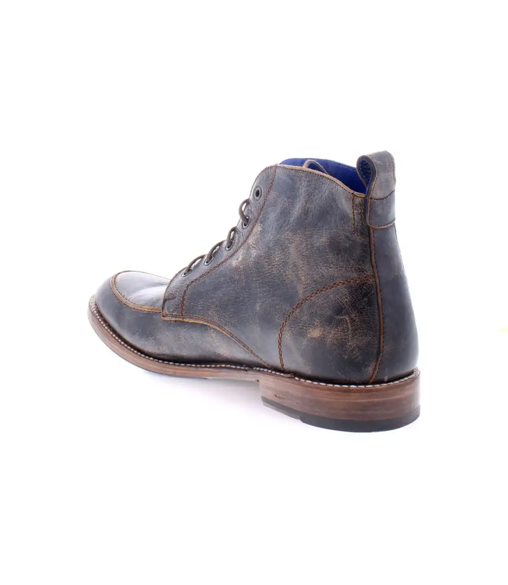 Apron-Toe Lace-Up Work Boots