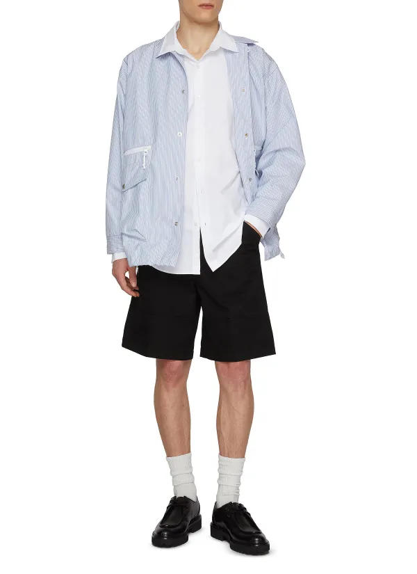 Classic Simple Skinny Soft White Cotton Shirt