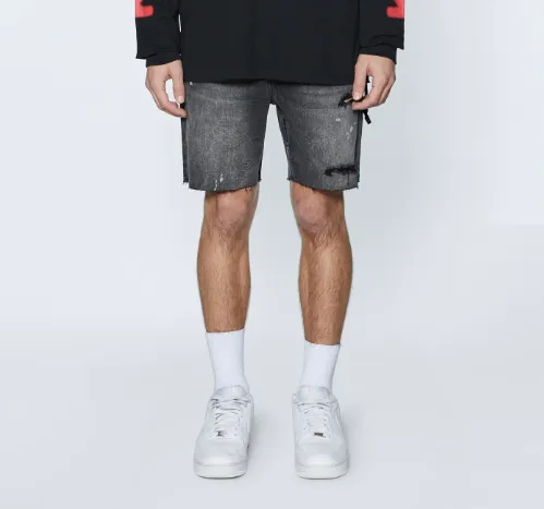 Men's Mid Rise Denim Shorts