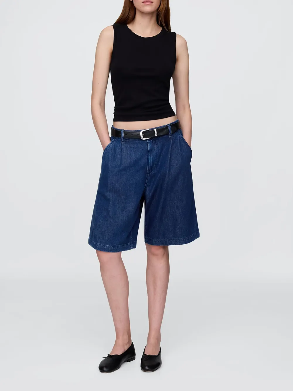 Soft Denim Shorts