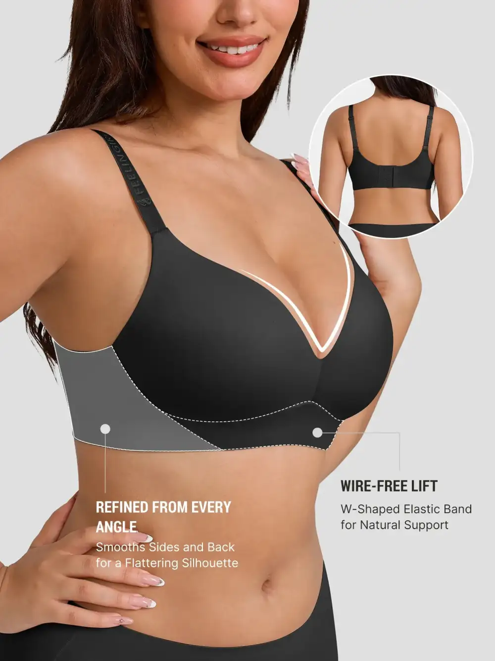 Wireless Lift Support Bra