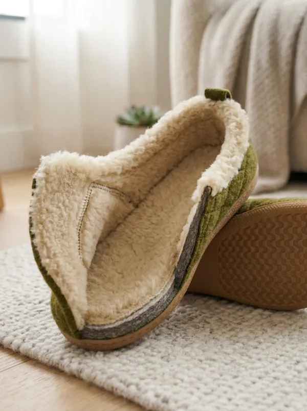 Everyday Quilted Graphic Essential Unisex Warm Wool Shoes