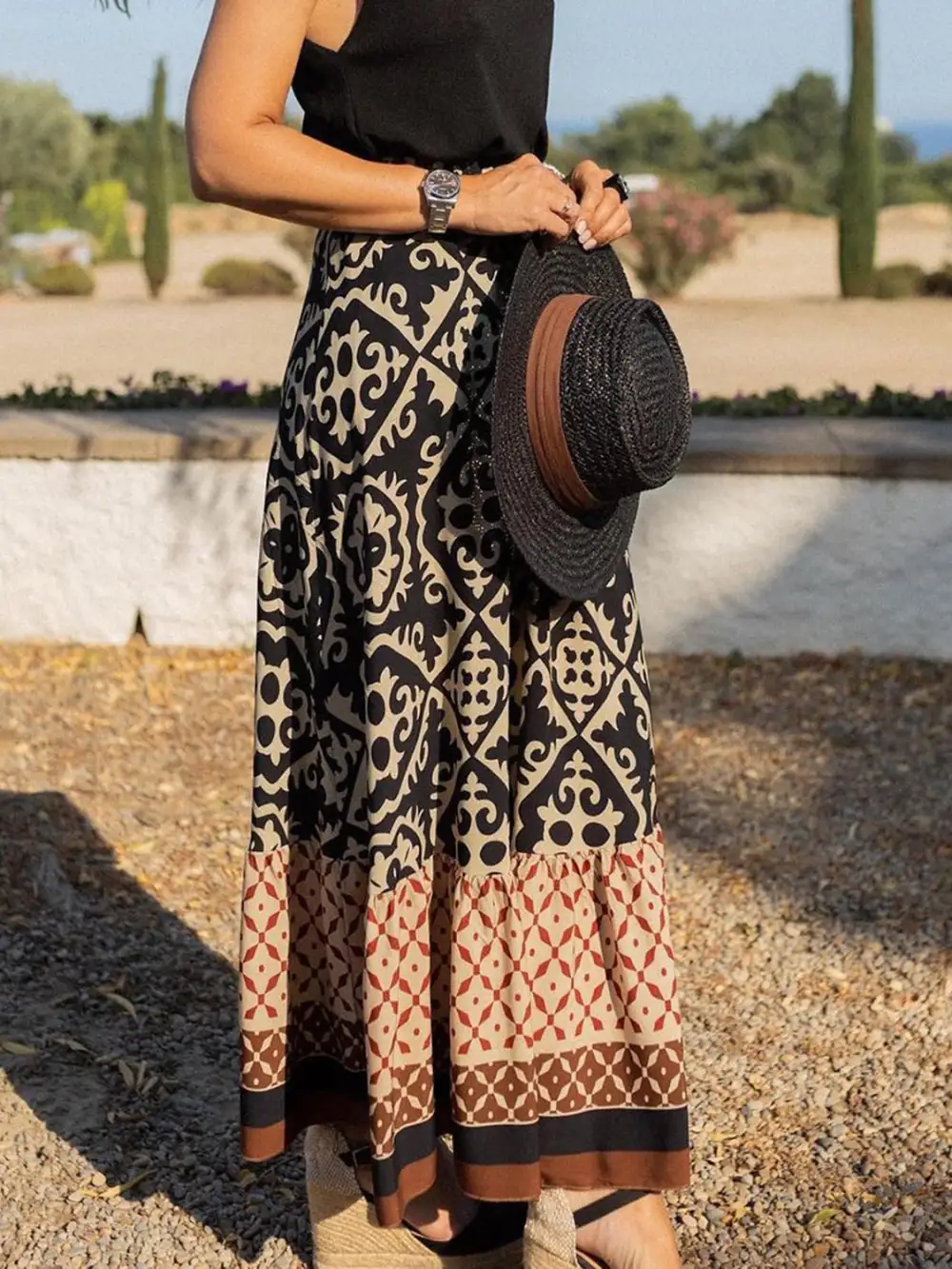 Sharp Geometric Elastic Skirt