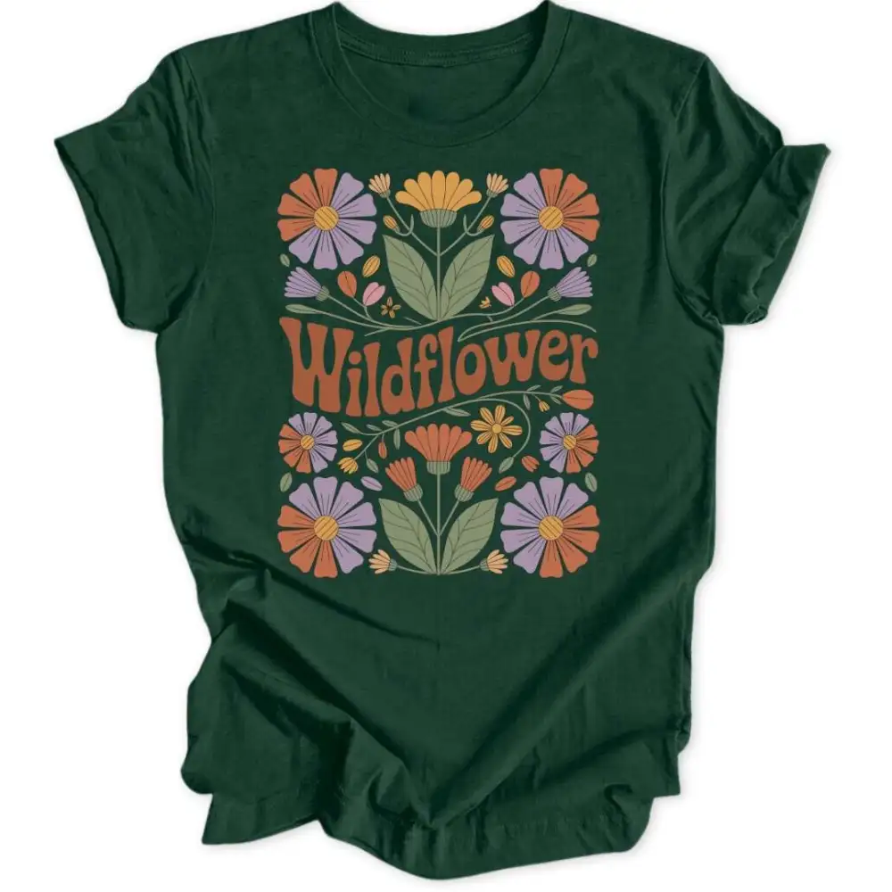 Retro Wildflower Unisex T-Shirt
