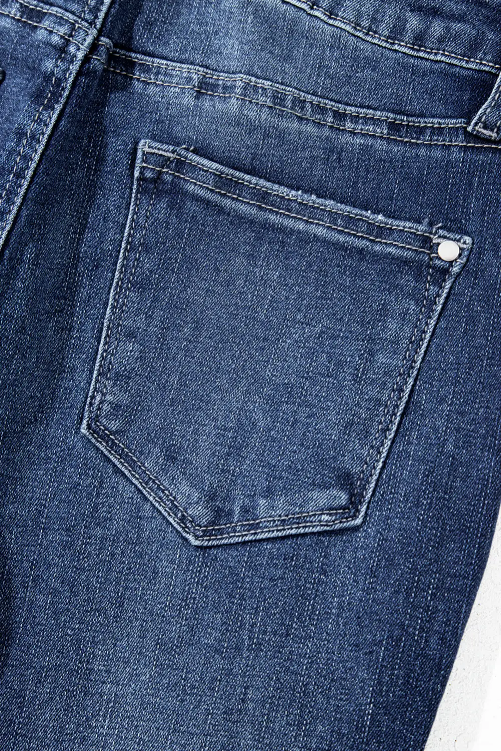Women's Mineral Wash Raw Hem High Waist Flared Jeans