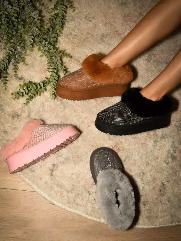 Platform Embellished Boots