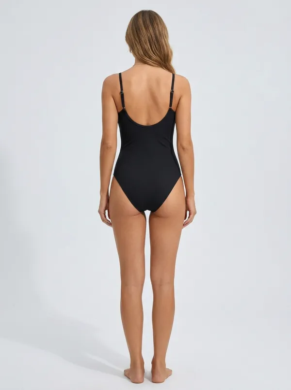 Coastal Ribbed Texture Essential Women's Swimsuit Set