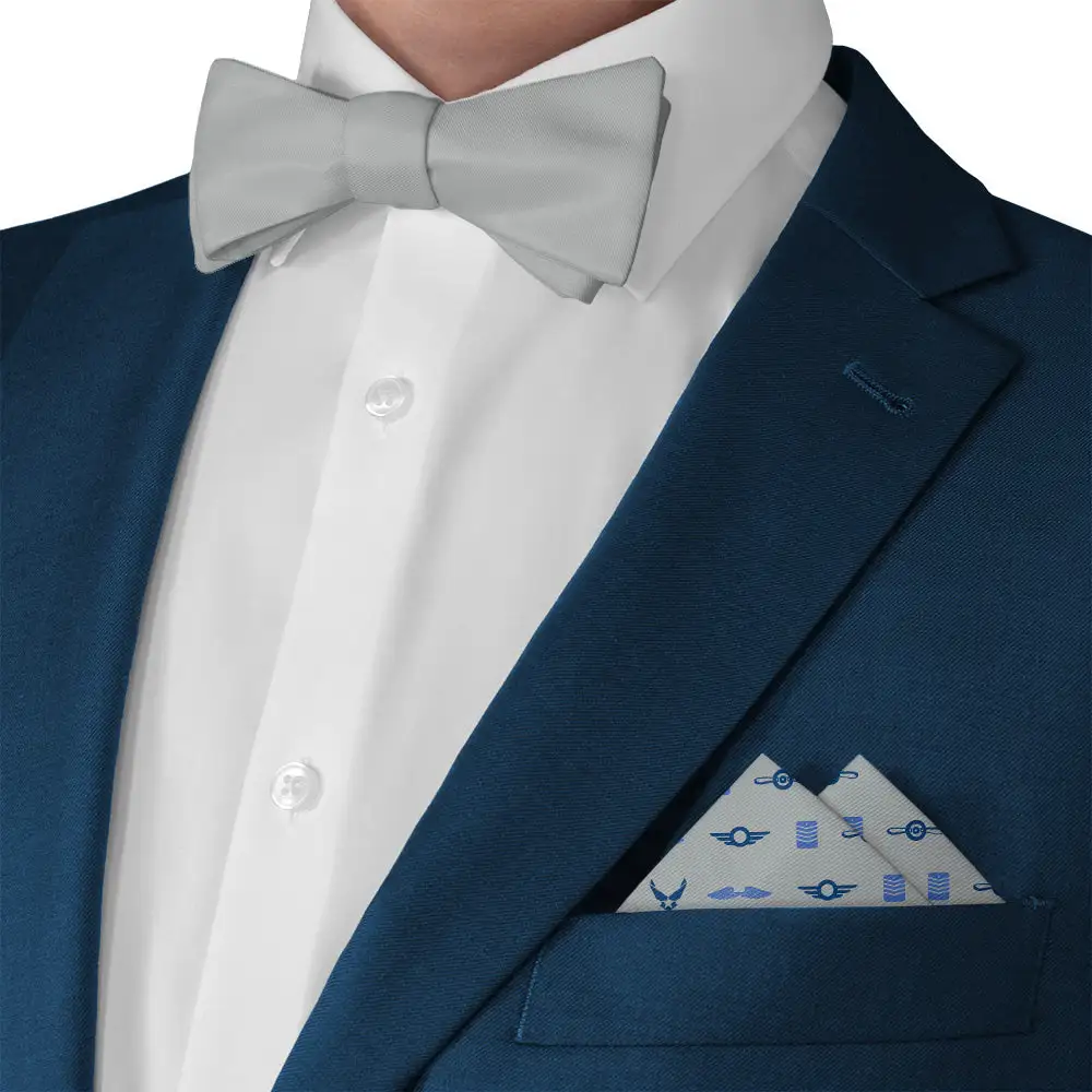 Graceful Refined Military Motif Pocket Square