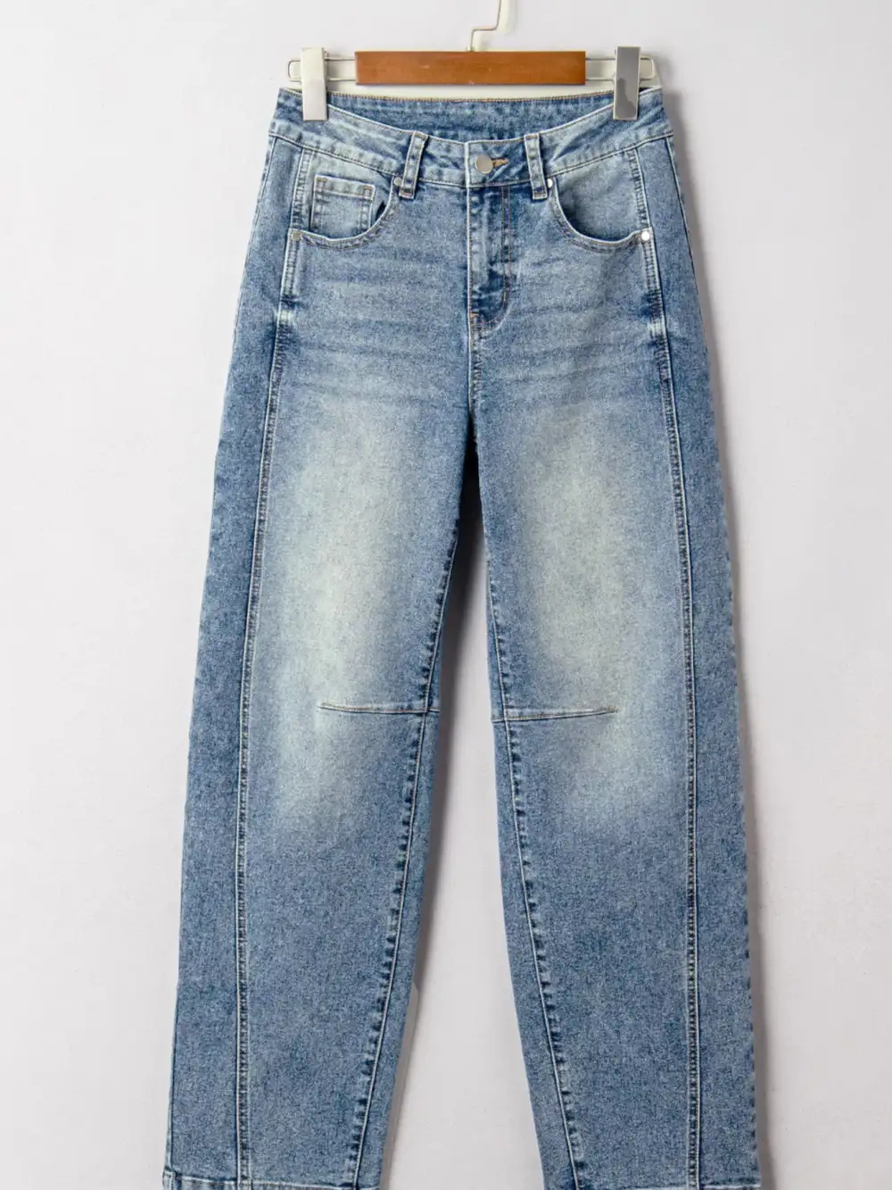 Knit Simple Denim Jeans