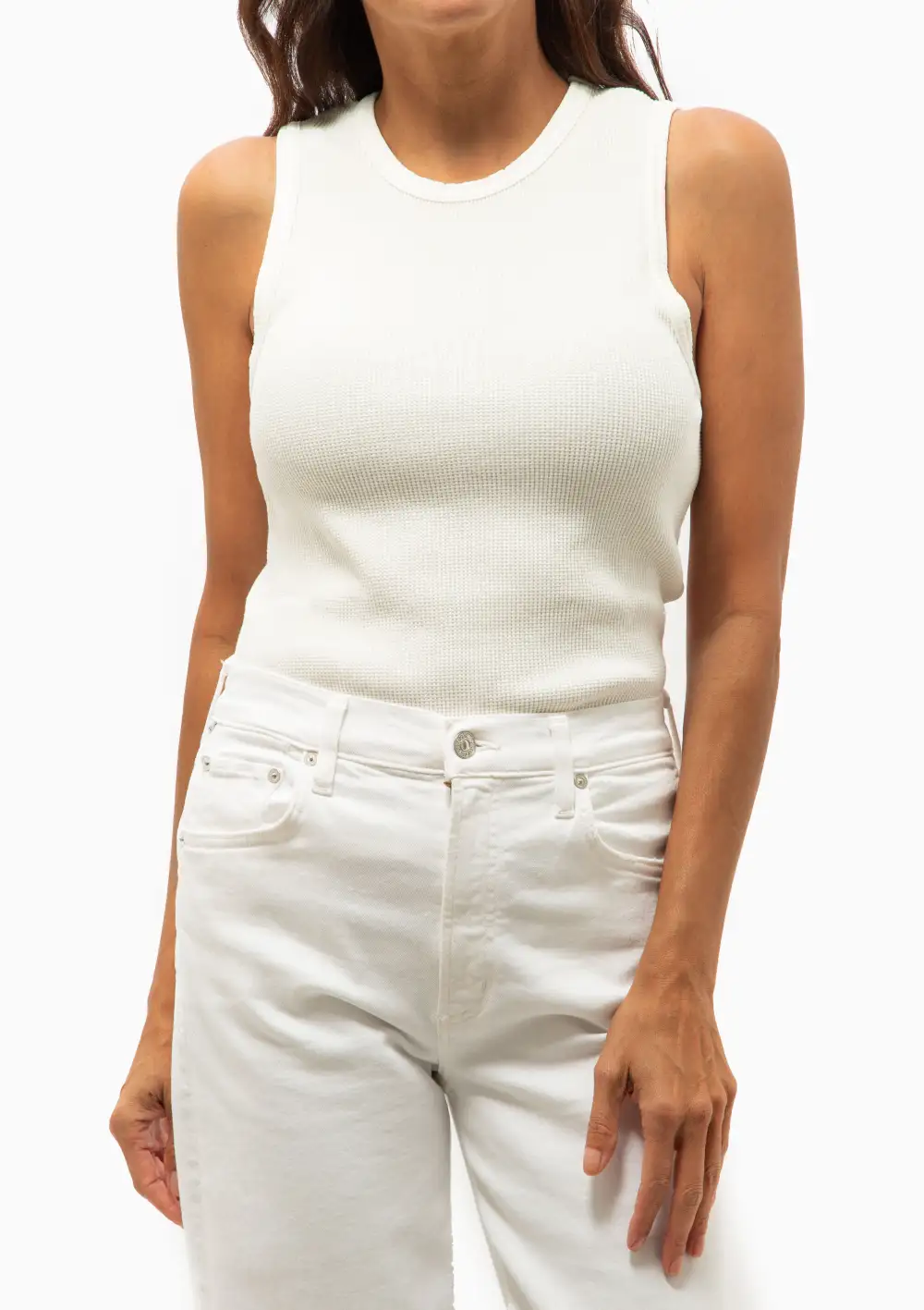 Waffle Knit Tank Top