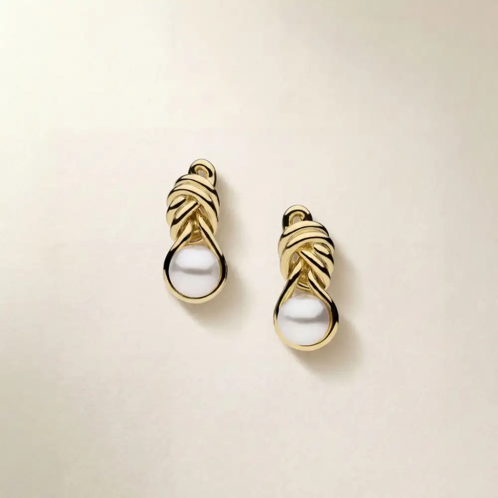 Modern South Sea Pearl Everyday Earrings