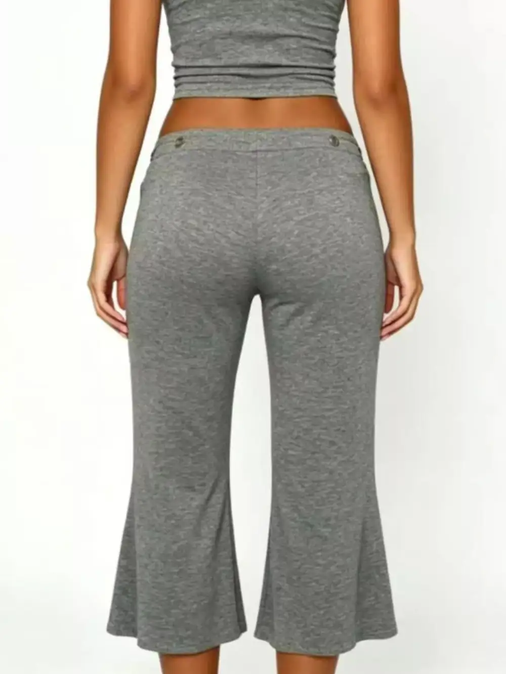 Mid Rise Capris Pants