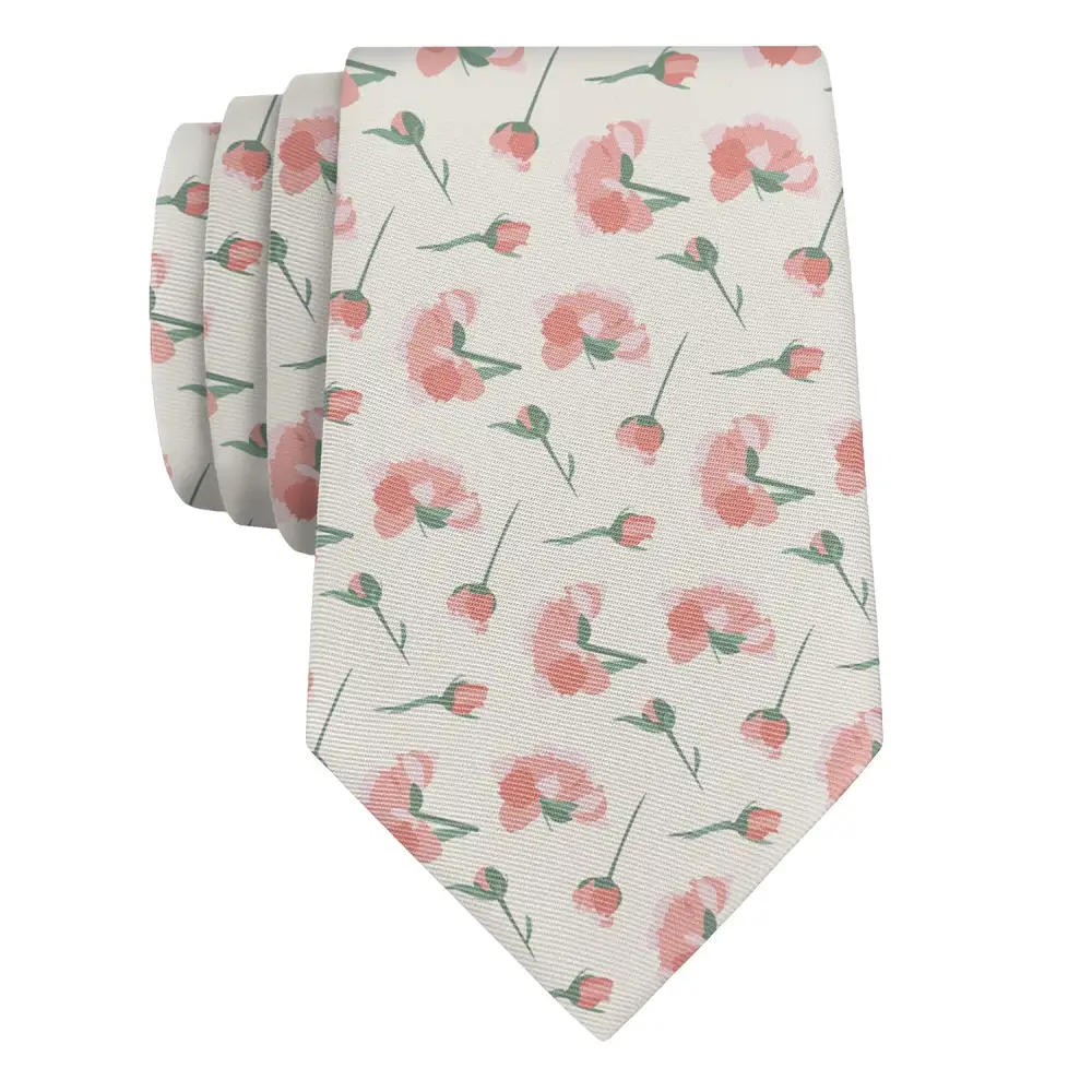 Distinctive Floral Texture Necktie