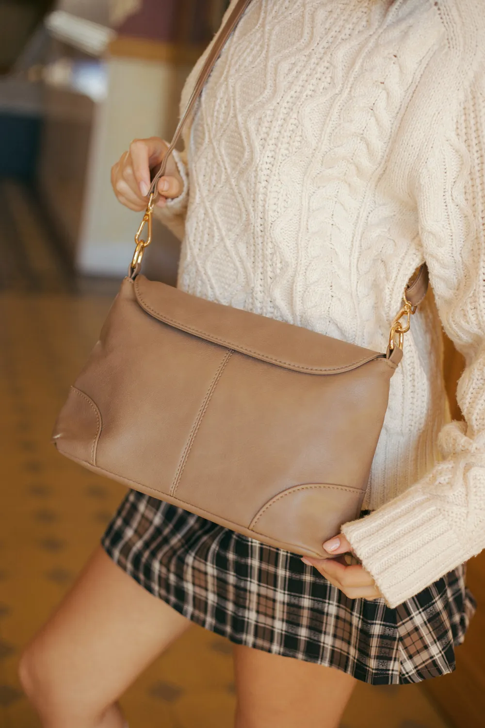 Foldover Crossbody Bag