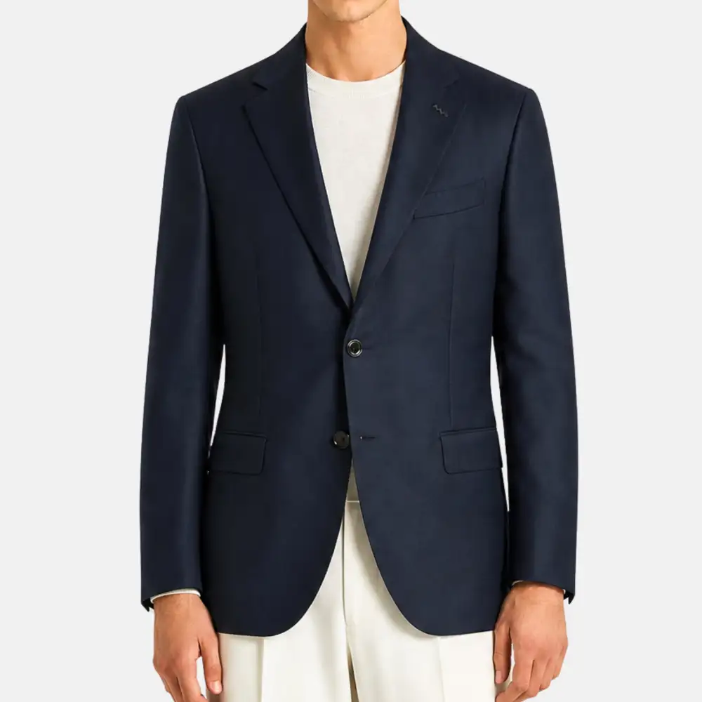 Refined Cashmere Tailored Blazer Jacket