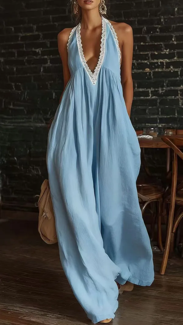 Textured Fabric Jumpsuit