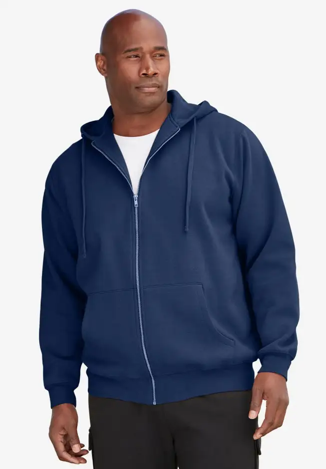 Fleece Zip-Front Hoodie