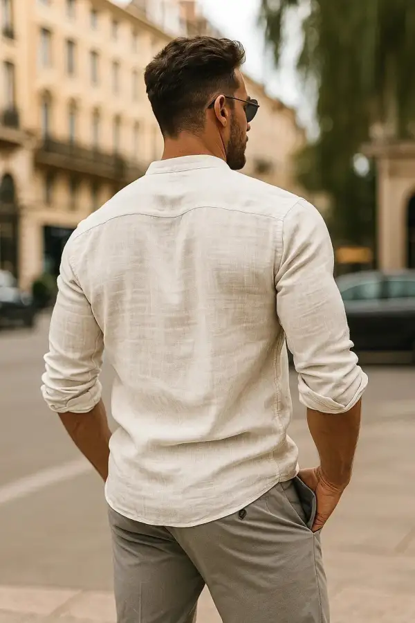 Modern Linen Classic Casual Shirt