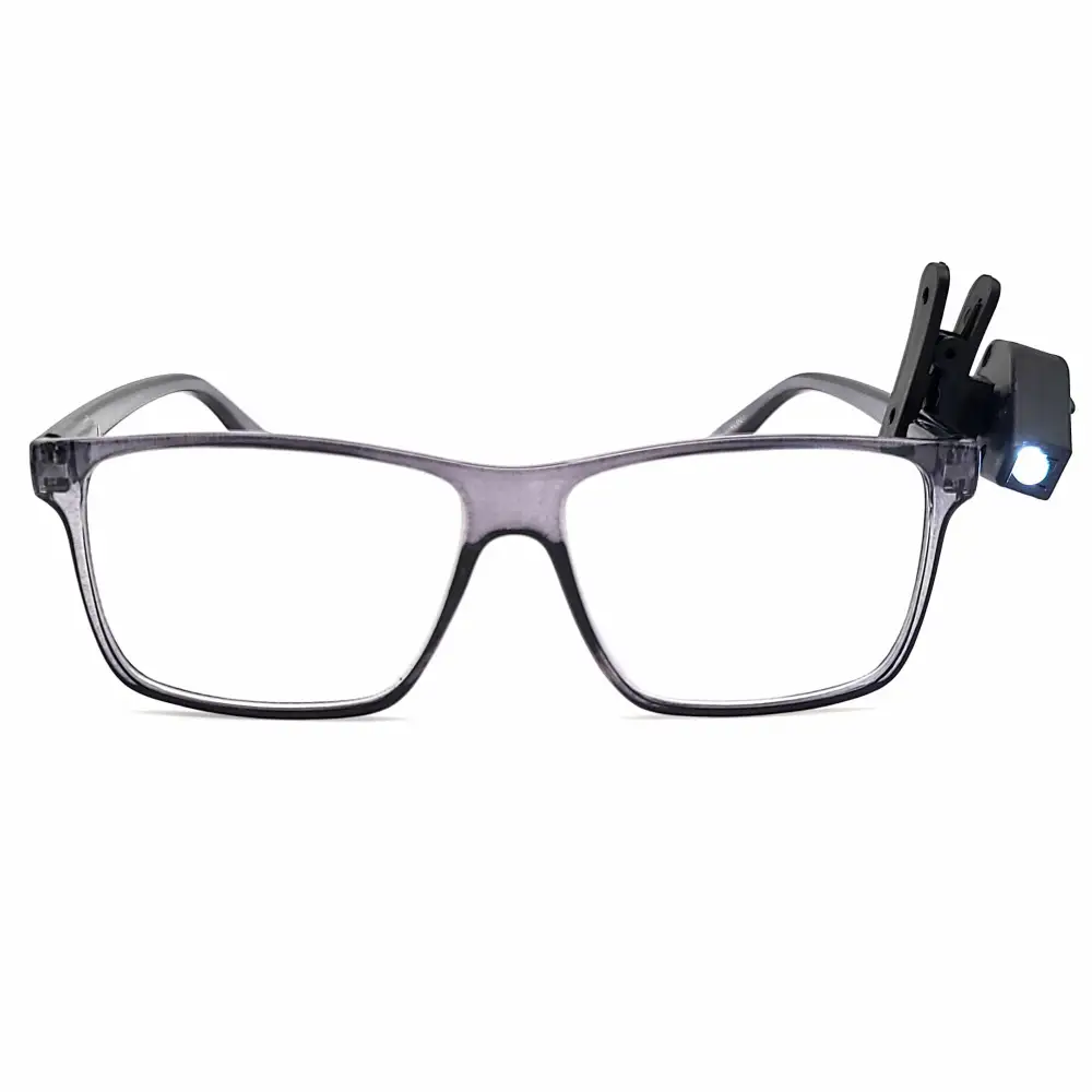 Clip-On Glasses Reading Light
