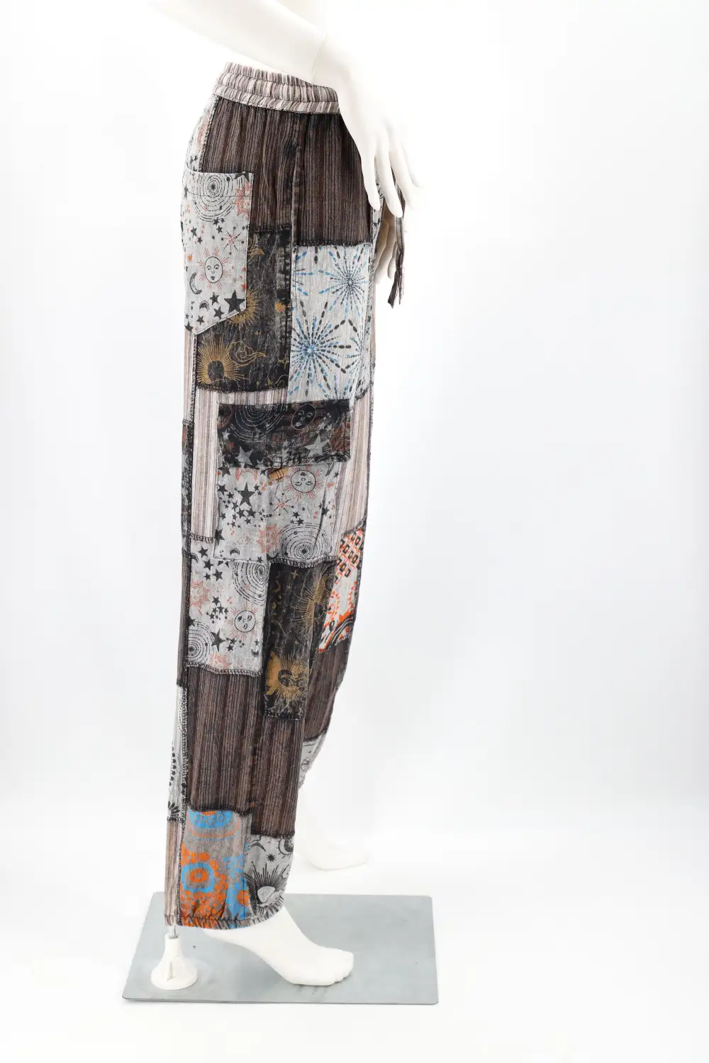 Women's Soft Harem Cargo Patchwork Cargo Pants