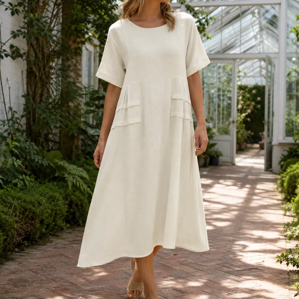 Refined Women's Beaded Midi Dress