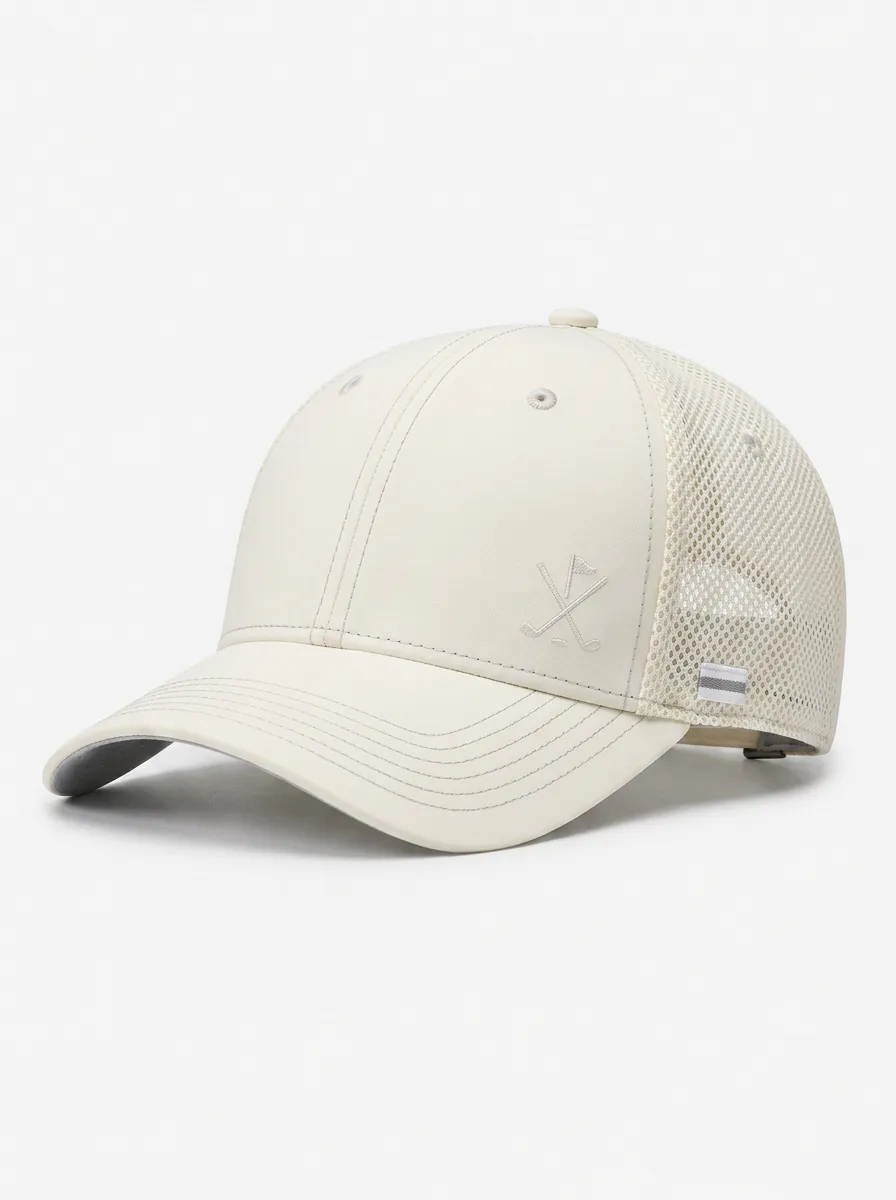 Unisex Equestrian Mesh Cap Featuring Horse Riding Icon Embroidery