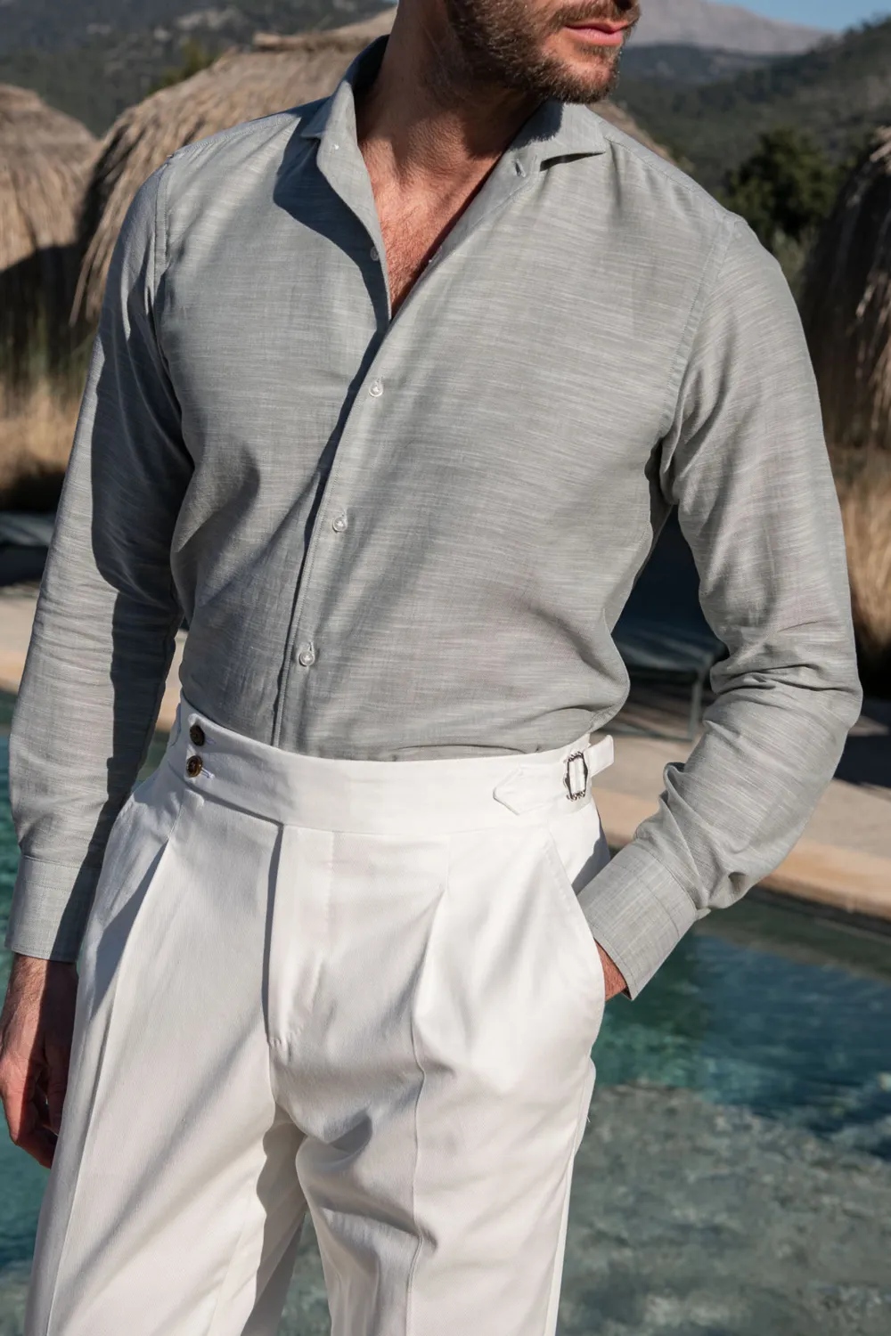 Green  Cotton Shirt