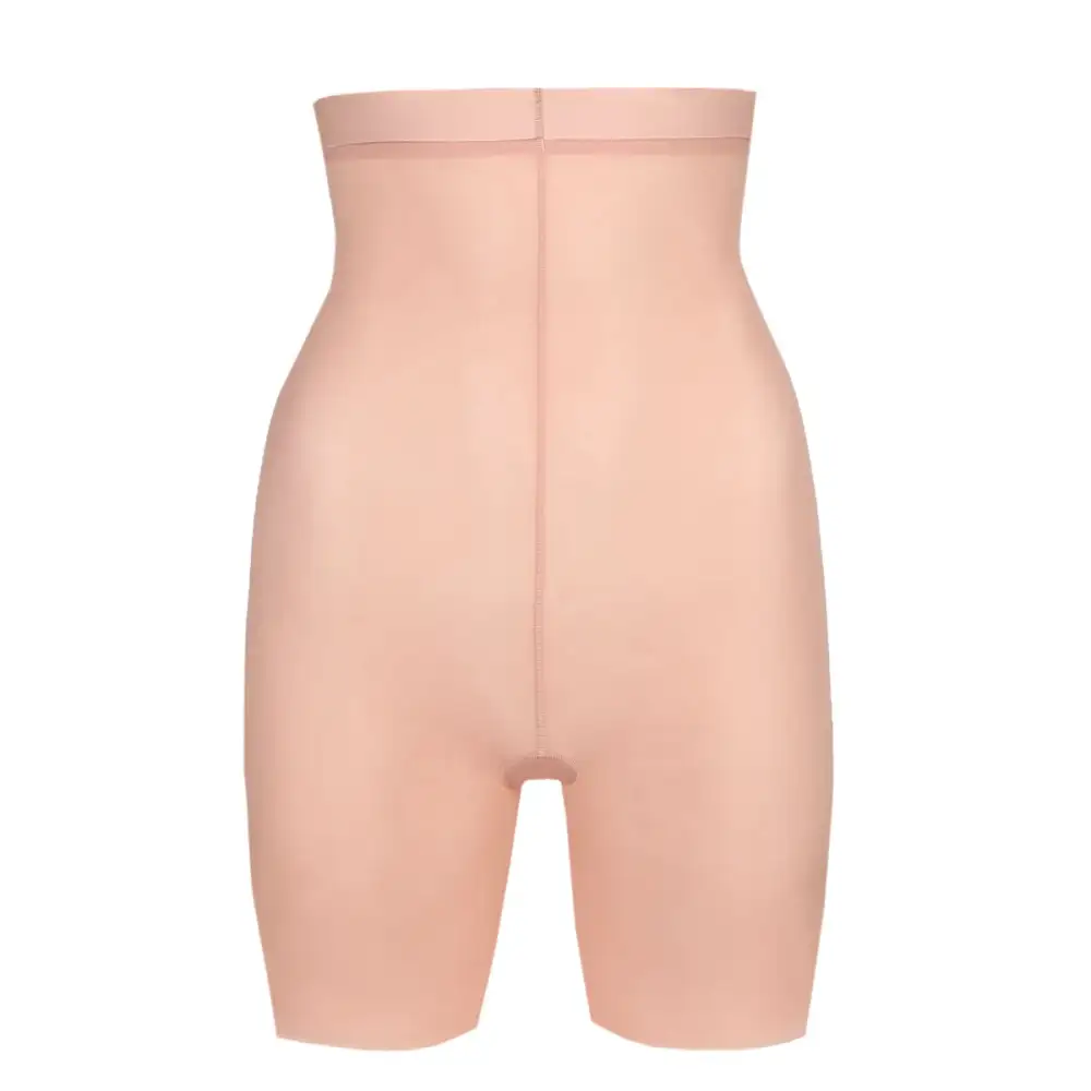 Women's High Waist Flat Seams Wide Waistband Microfiber Cotton Lightweight Supportive Fit Shaping Panty