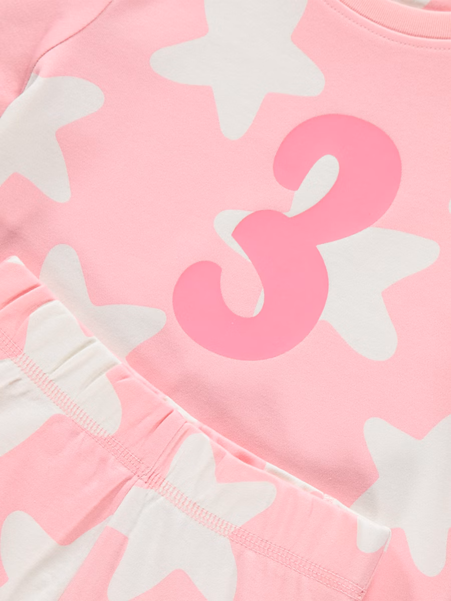 I Am 3 Pink Short Sleeve Pyjamas detail 1